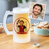 Personalised World Cup Beer Mug with Photo