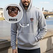Personalised Hoodie with Comic Pet