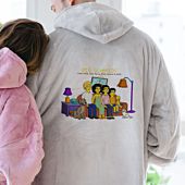 Personalised Cartoon Family Hoodie Blanket