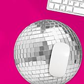 Disco Ball Mouse Mat