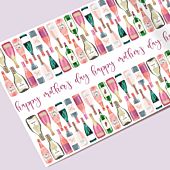 Personalised Wrapping Paper with Text and Illustration