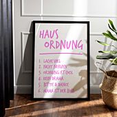 Personalised Rules Poster