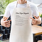 Personalised Cooking Apron with Recipe