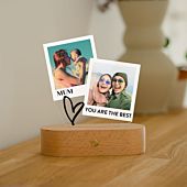 Personalised Polaroid-style LED Lamp