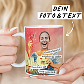 Personalised Vintage-Style Photo Mug