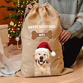 Personalised Christmas Sack with Pet Photo