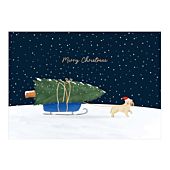 Dog Christmas Card