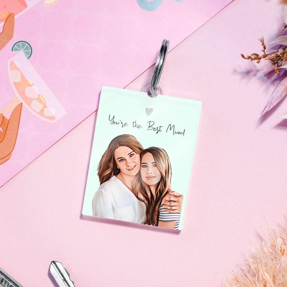 Personalised Toon Yourself Keychain