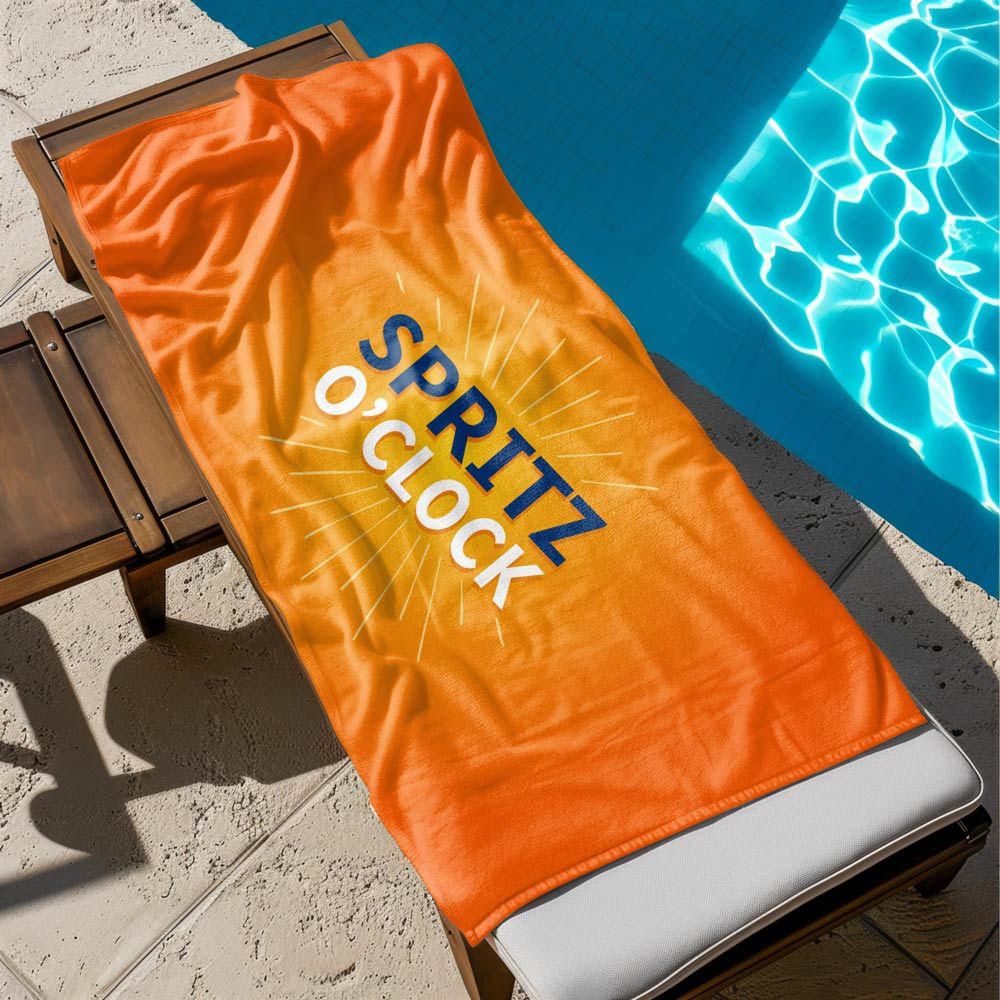 Personalised Towel – Two Lines of Text