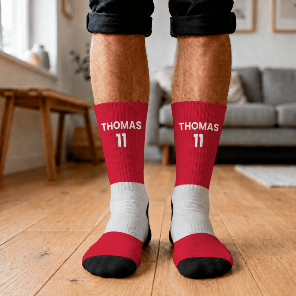 Personalised World Cup Socks with Text