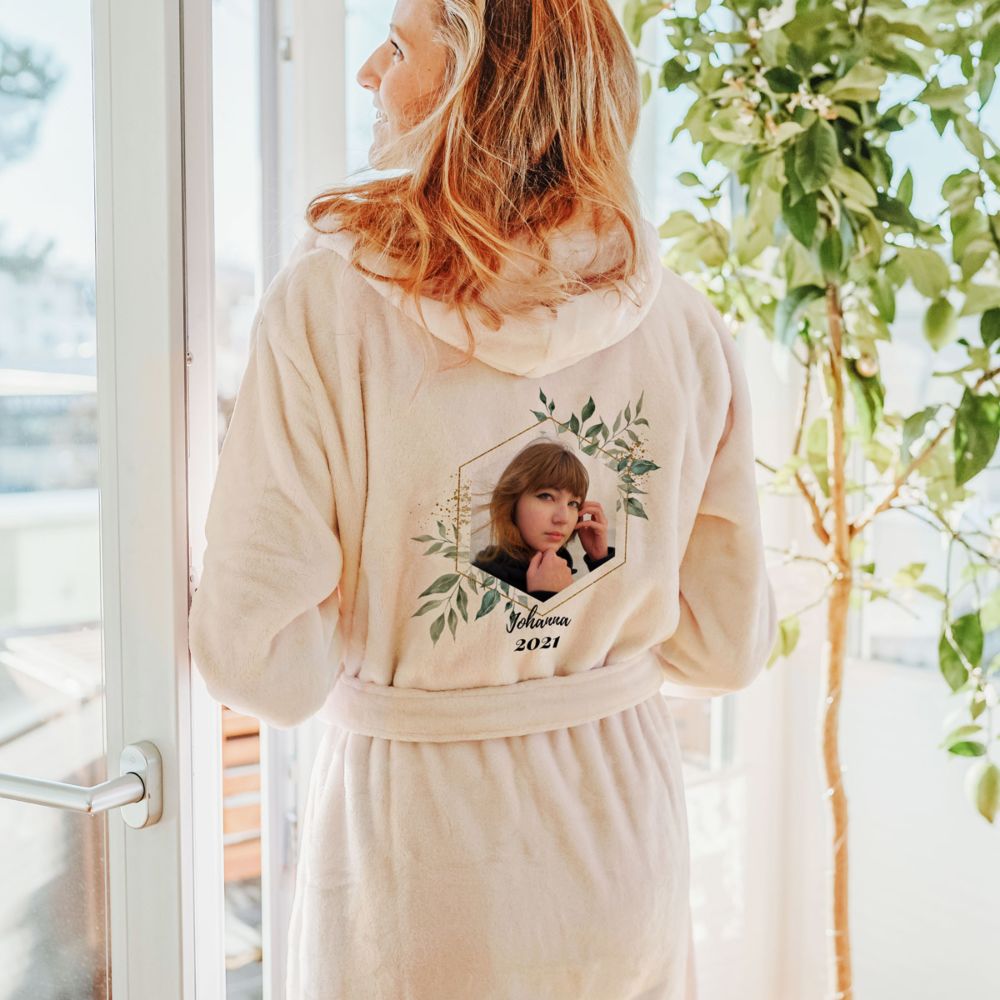 Personalised Photo Upload Bathrobe