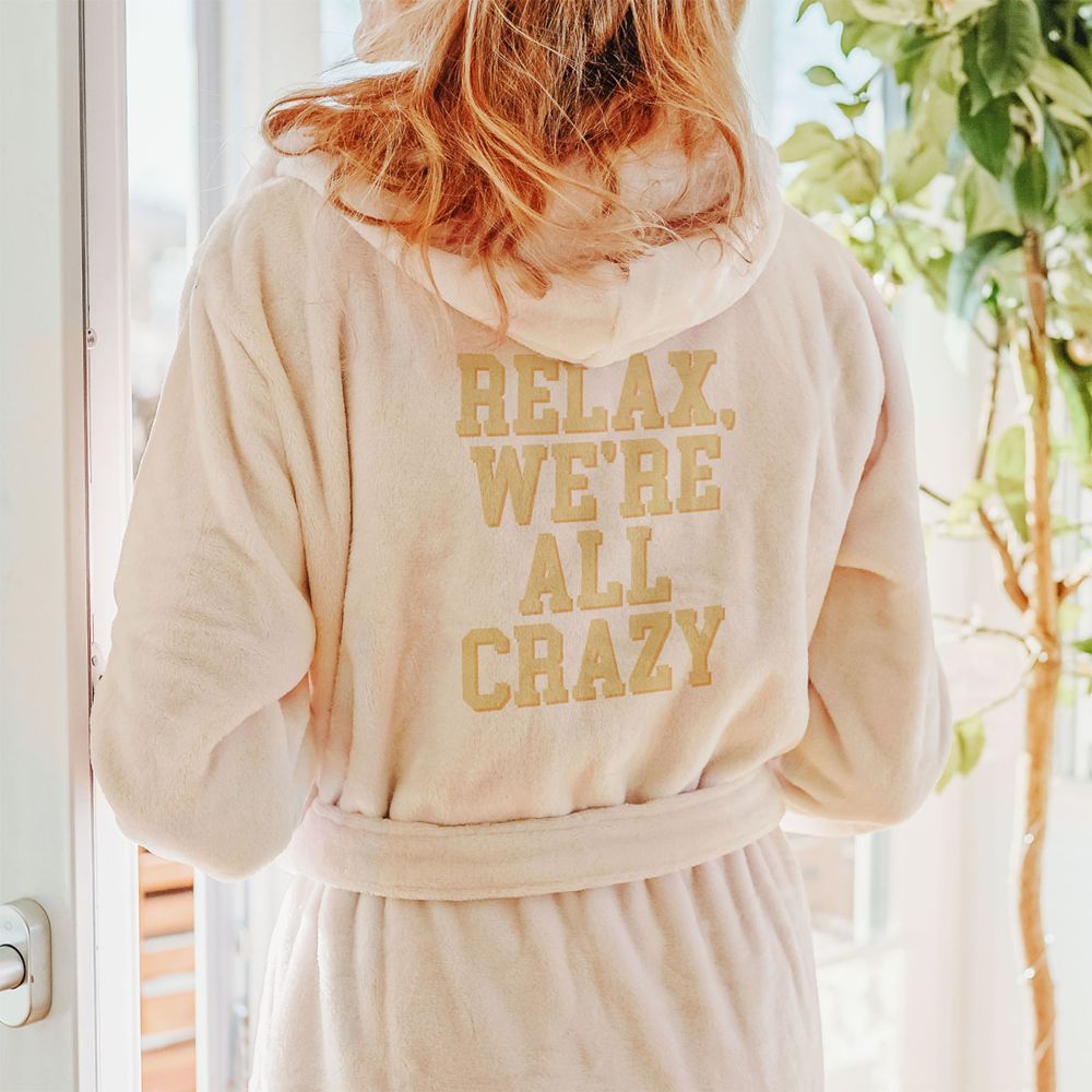 Personalised Varsity bathrobe