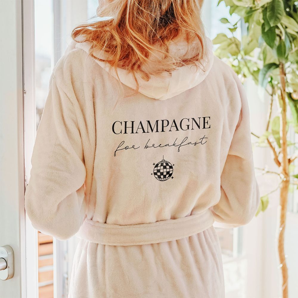 Personalised Bathrobe with Message & Symbol