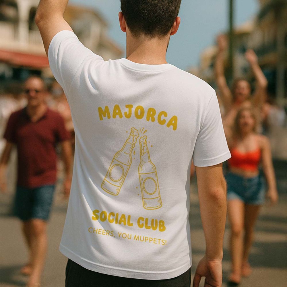 Personalised T-Shirt with Drinks and Text