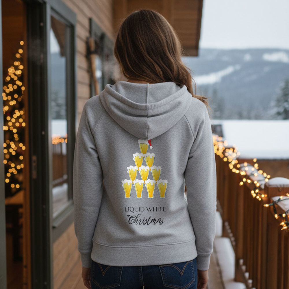 Personalised Beer Christmas Hoodie