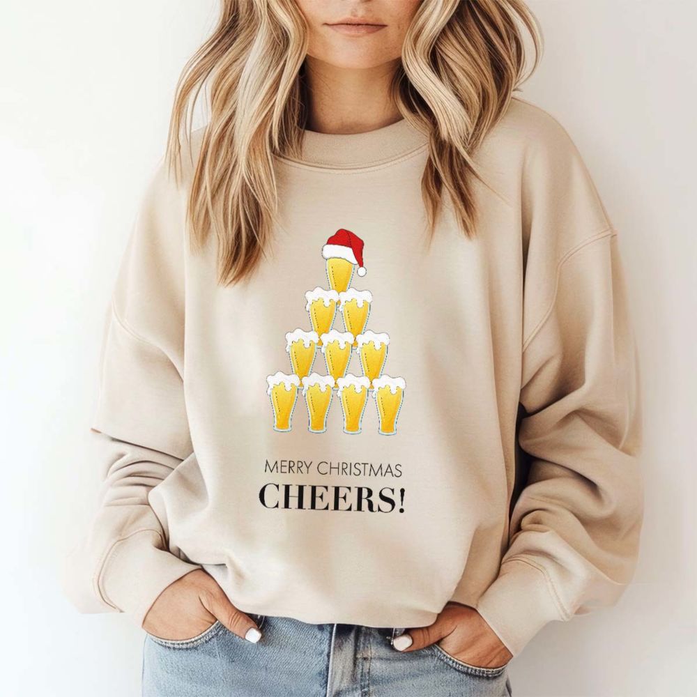 Personalised Beer Christmas Sweater