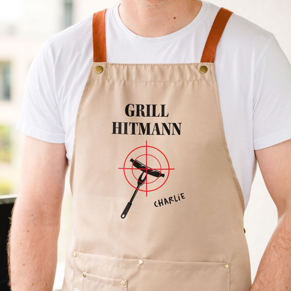 Personalised BBQ Apron with Text