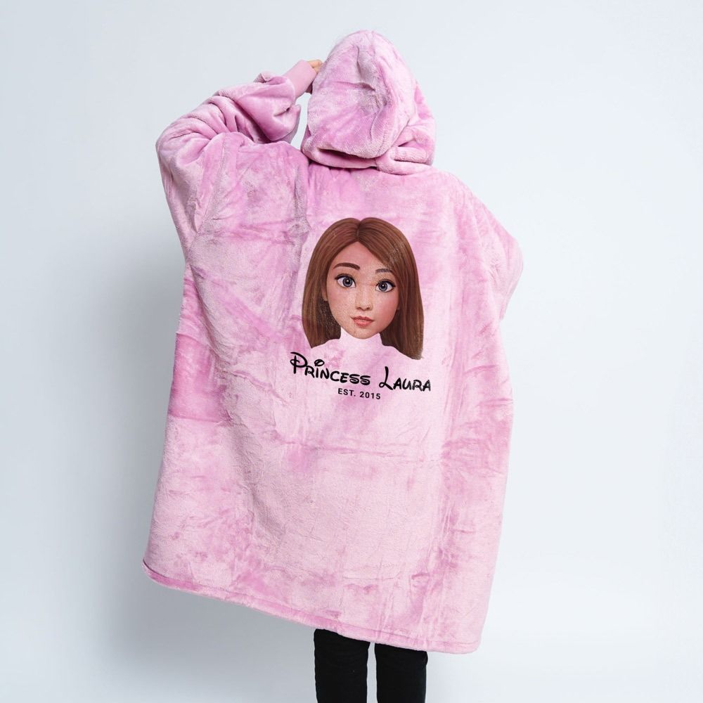 Personalised Toon Yourself Hoodie Blanket