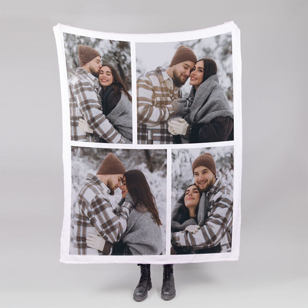 Personalised Blanket with Photo Collage