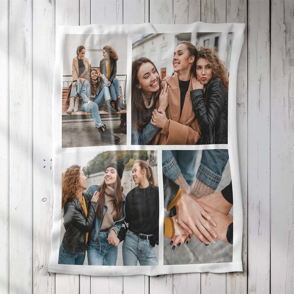 Personalised Blanket with Photo Collage