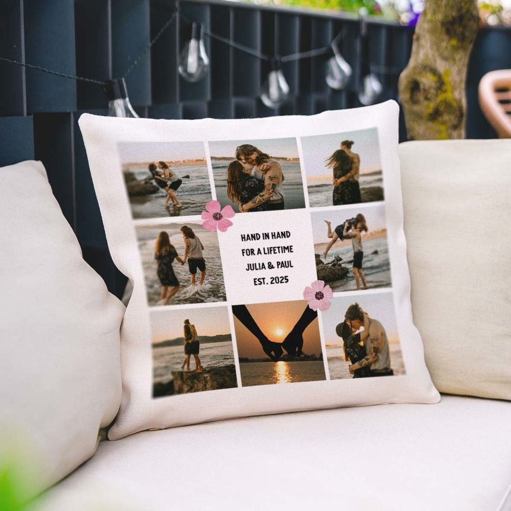 Personalised Photos Cushion Cover