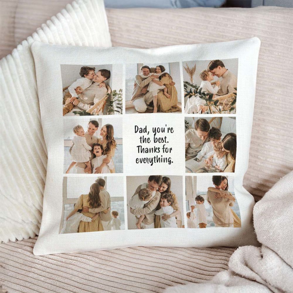 Personalised Photos Cushion Cover