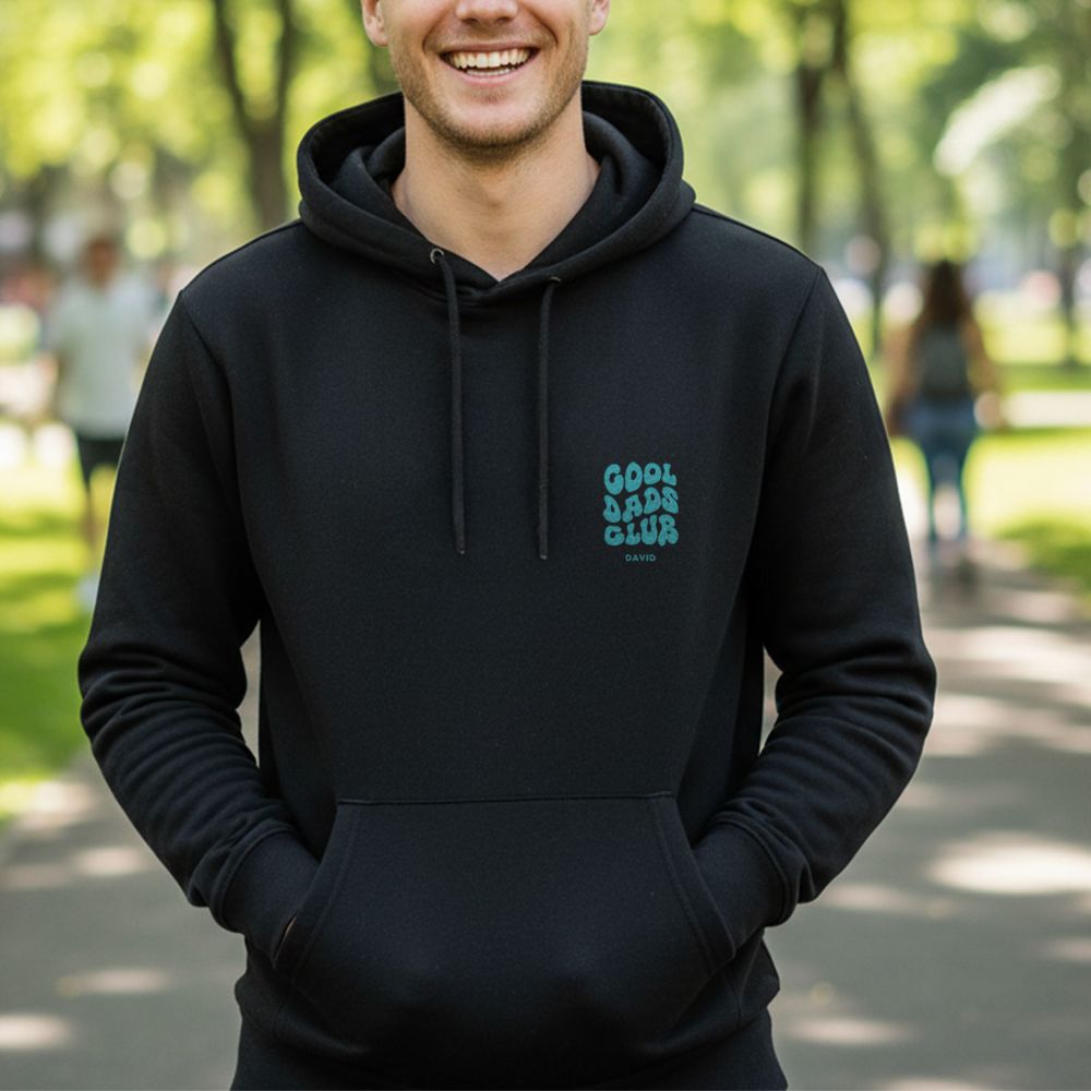 Personalisierbarer Kapuzenpullover Cool Moms & Dads Club