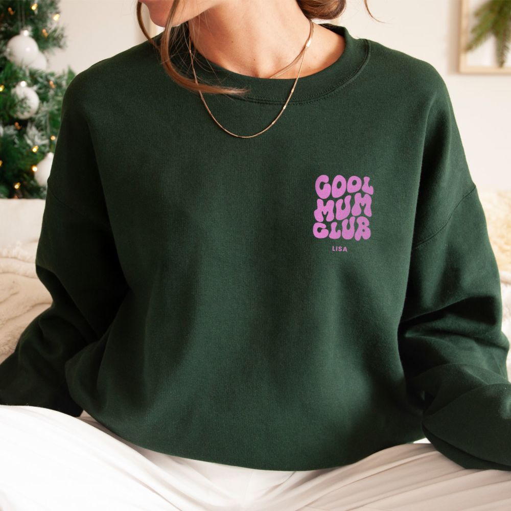 Personalised Cool Mums & Dads Club Sweatshirt