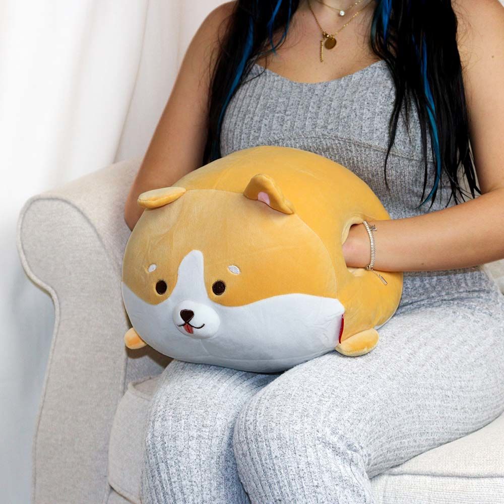 Cuddly Corgi Pillow and Hand Warmer