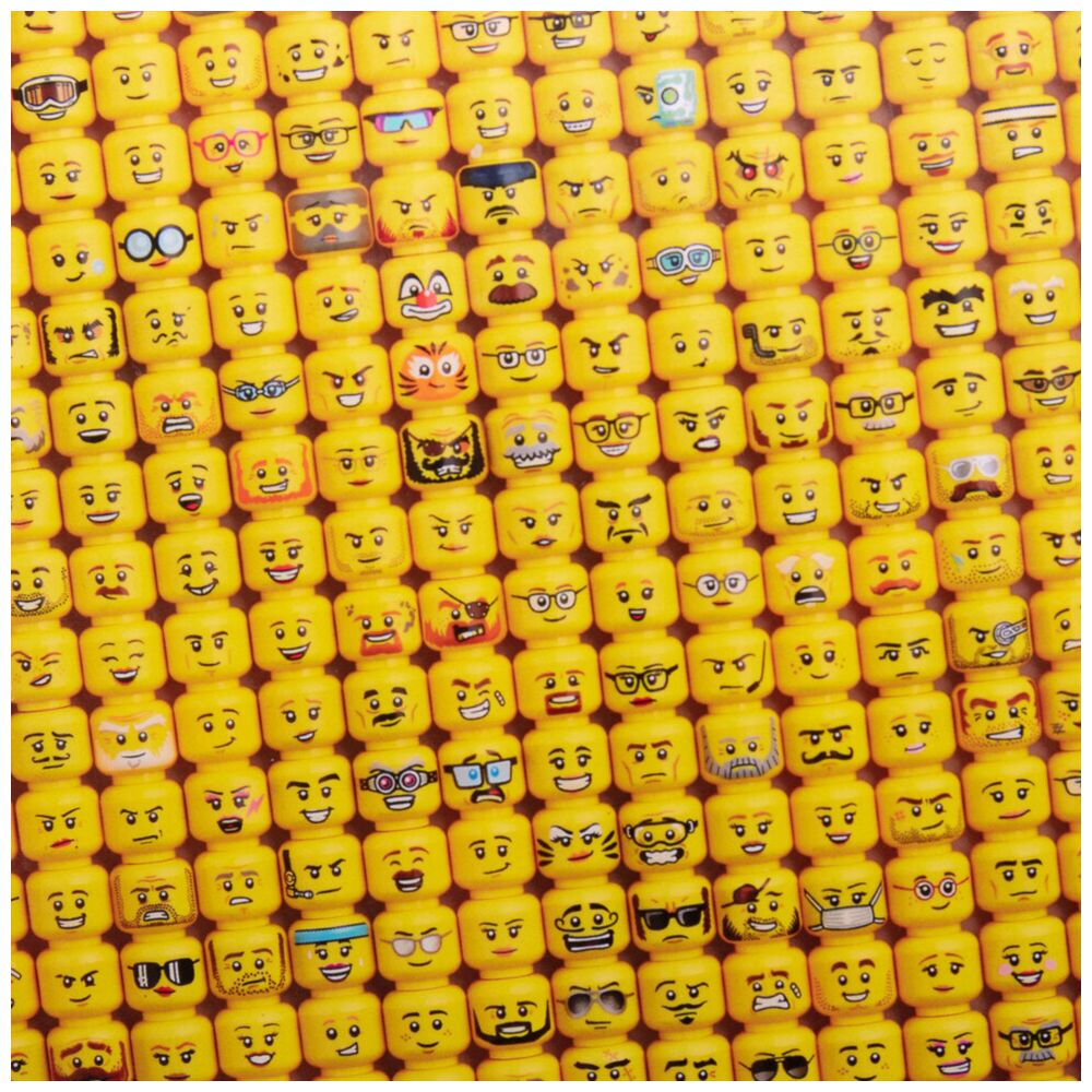 Lego Minifigure Faces 1000 Piece Puzzle