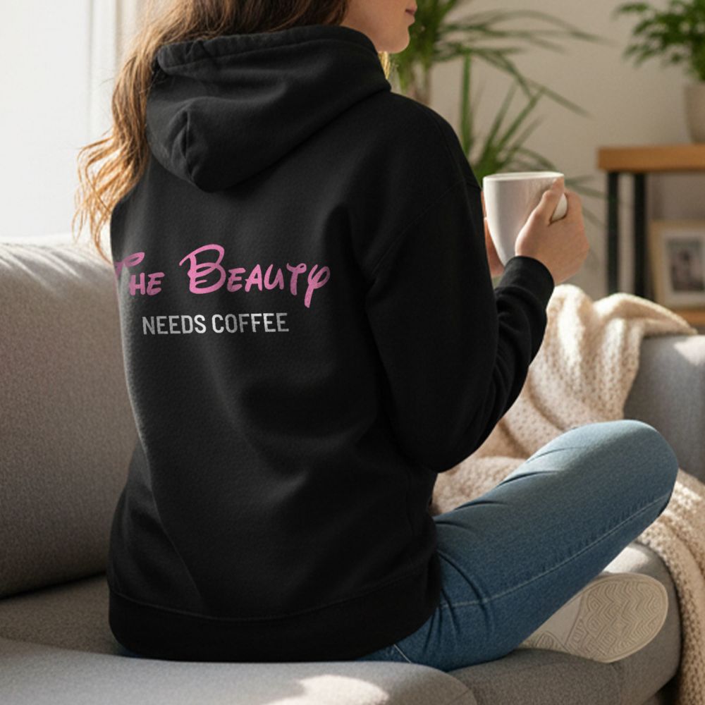 Personalisierbarer Kapuzenpullover mit Text