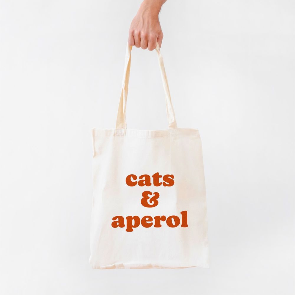 Personalised Tote Bag with Text