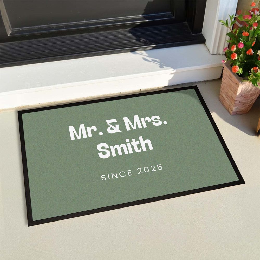 Personalised Doormat with Text