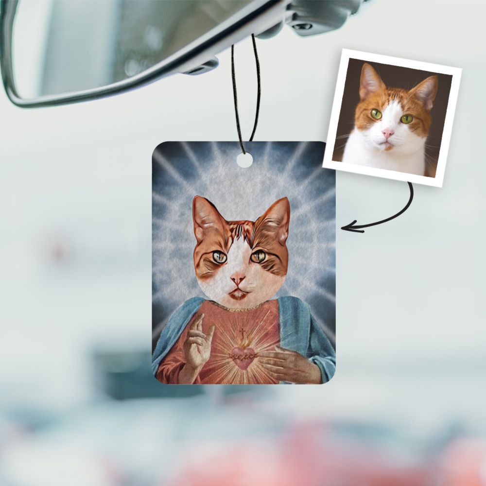 Personalised Saint Yourself Air Fresheners - Set of 2