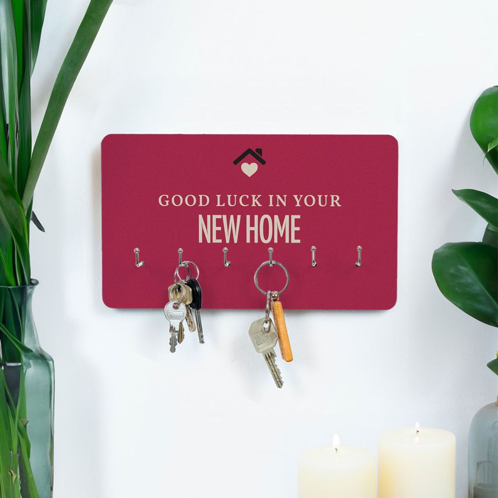 Personalised Key Hanger with Text and Symbol