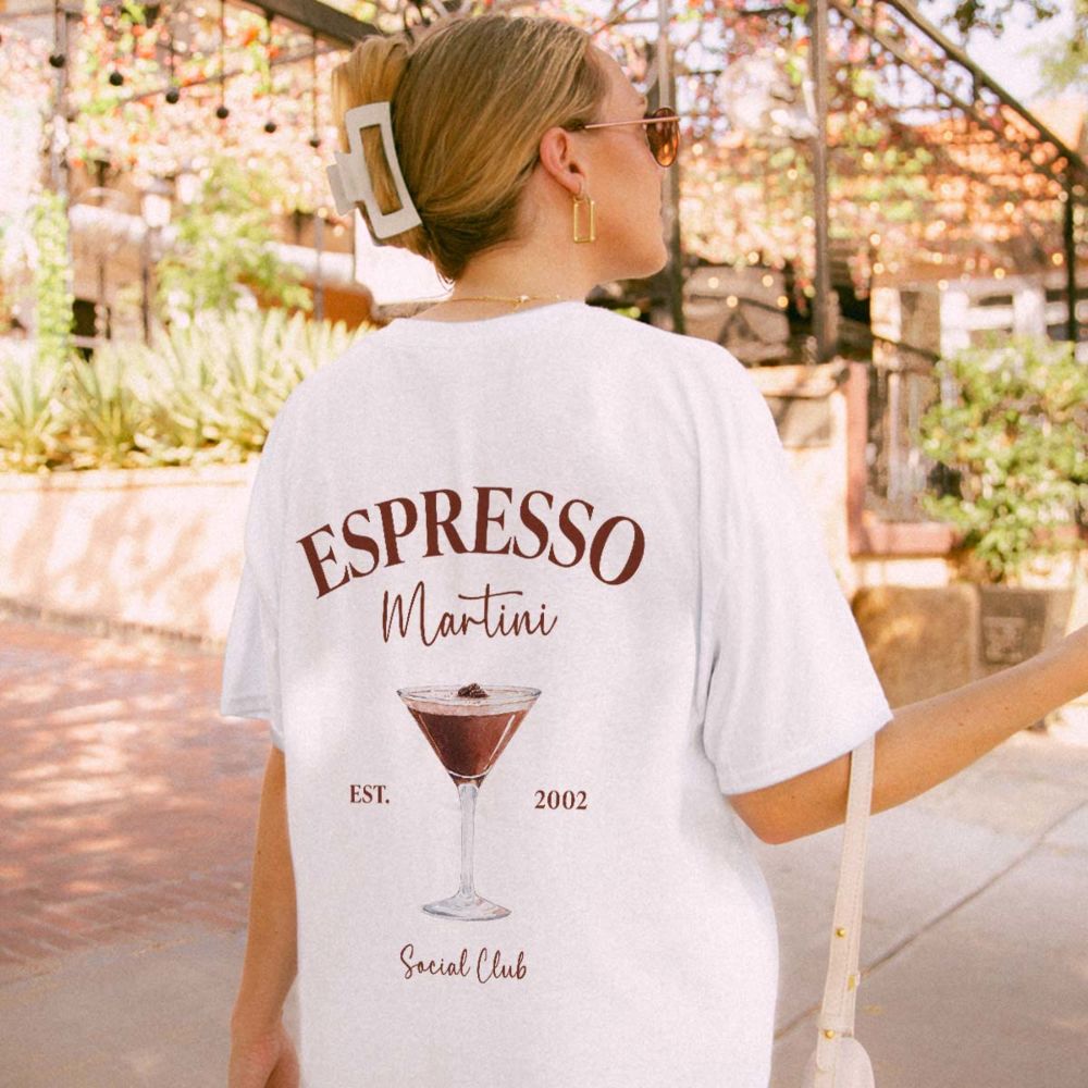 Personalised Espresso Martini T-Shirt