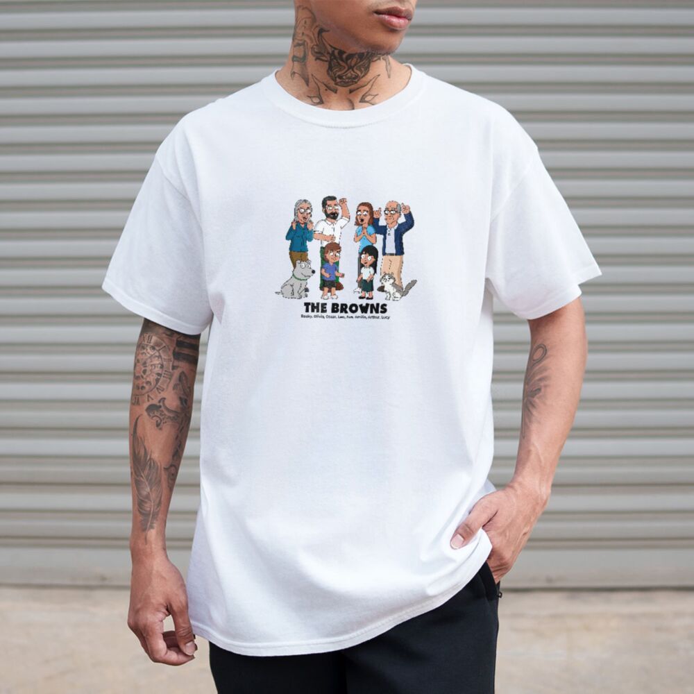 Personalised Cartoon Family T-Shirt