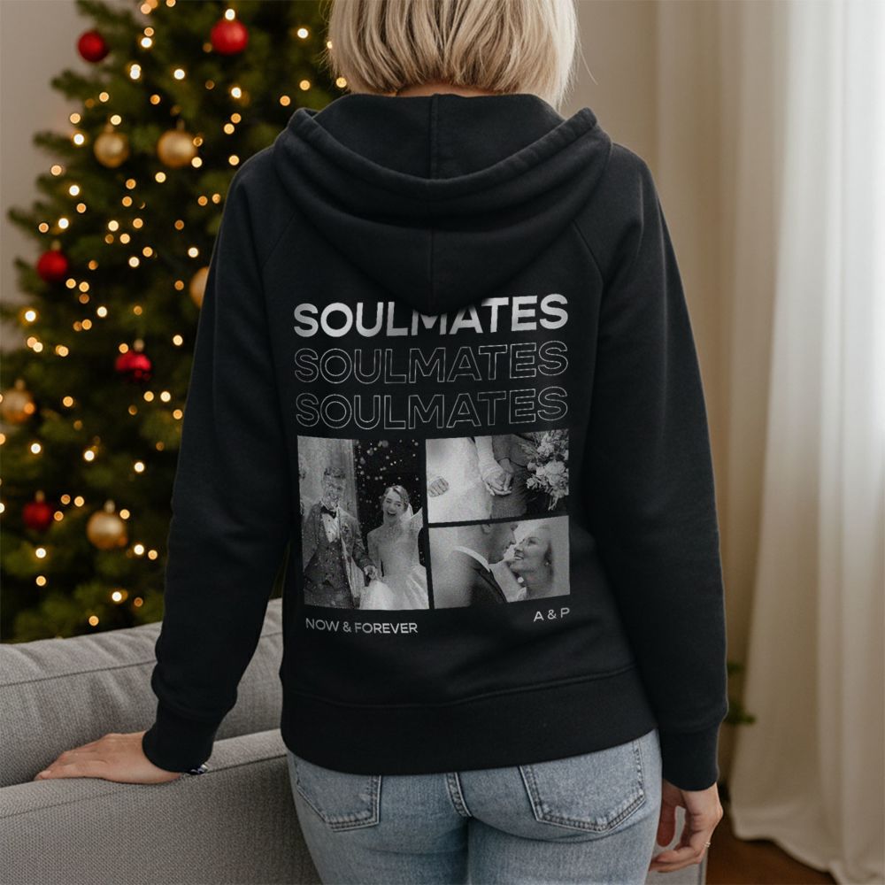 Personalised Hoodie with Monochrome Photos