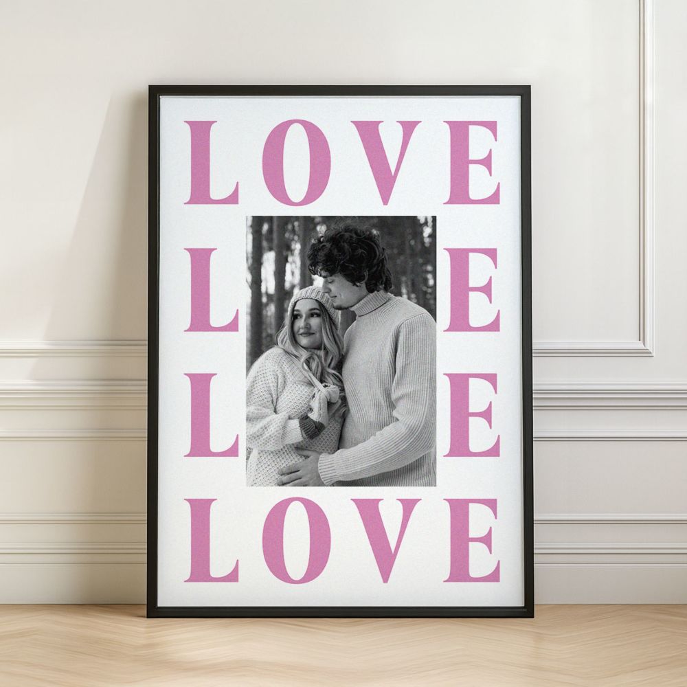 Personalised Photo Love Poster