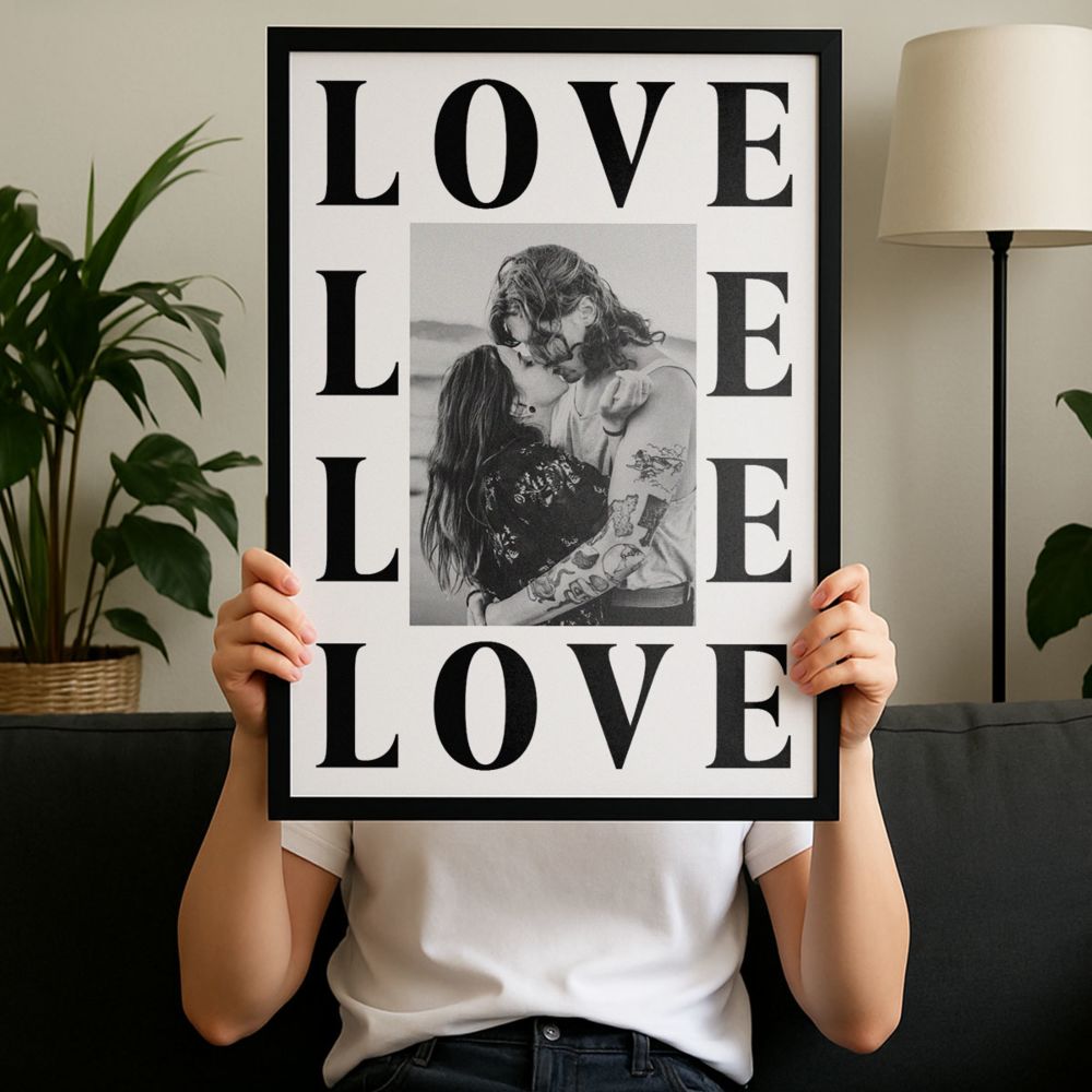 Personalised Photo Love Poster