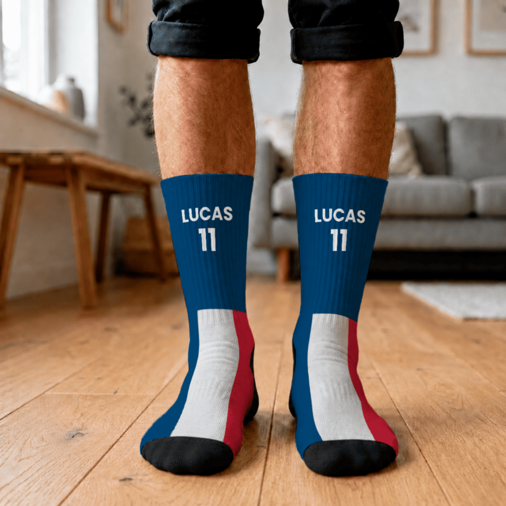 Personalised World Cup Socks with Text