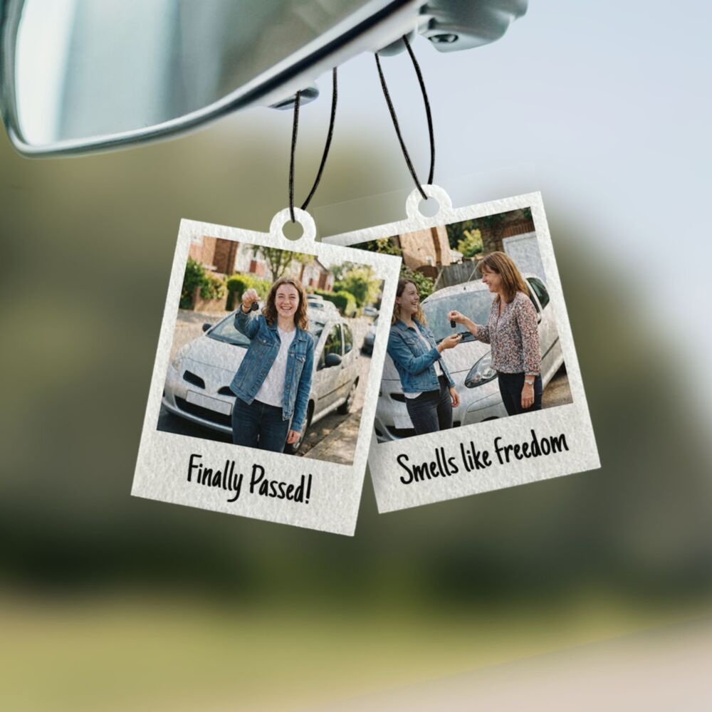Personalised Car Air Freshener with Photo