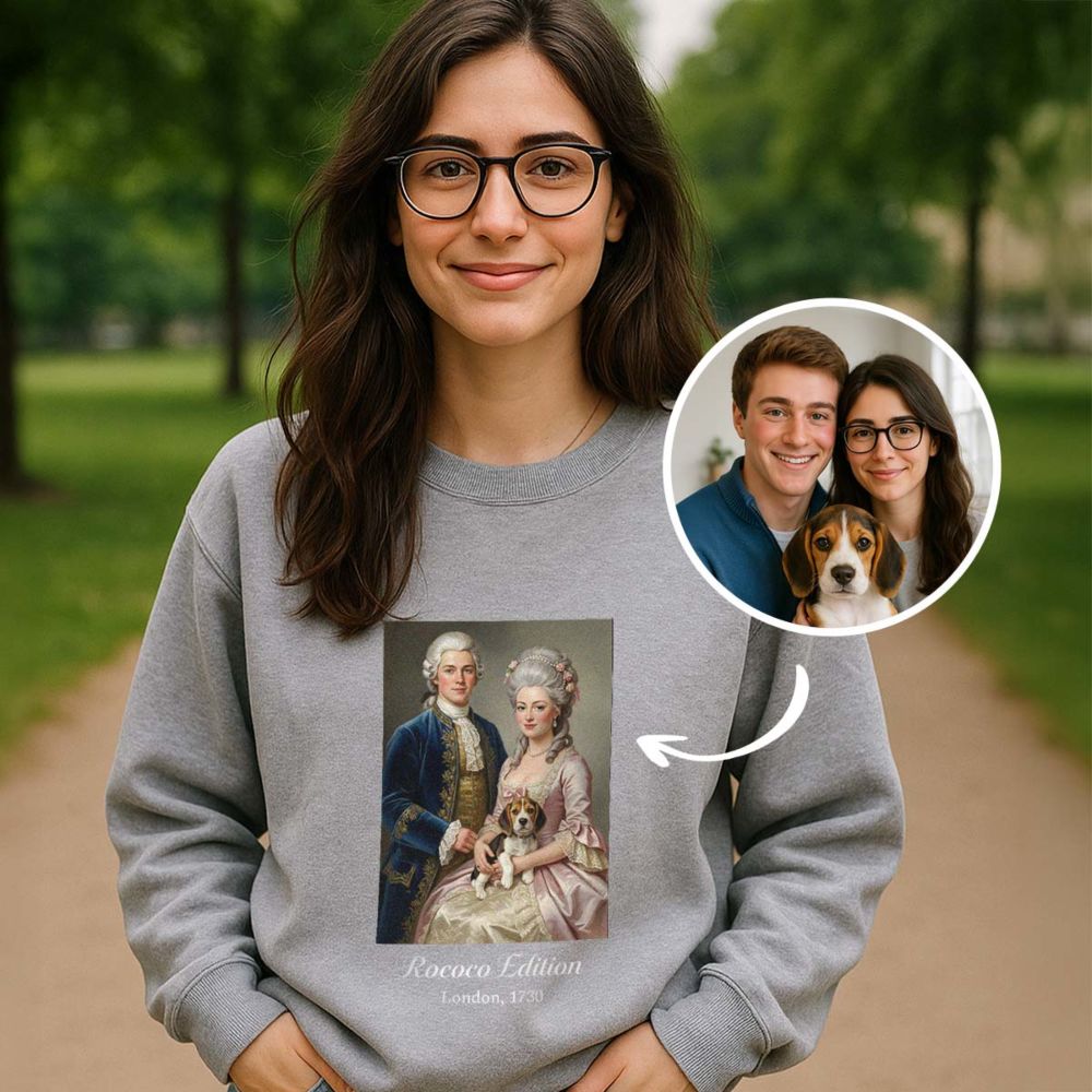 Personalisierbarer Gemälde Pullover Personalisierbarer Gemälde Pullover