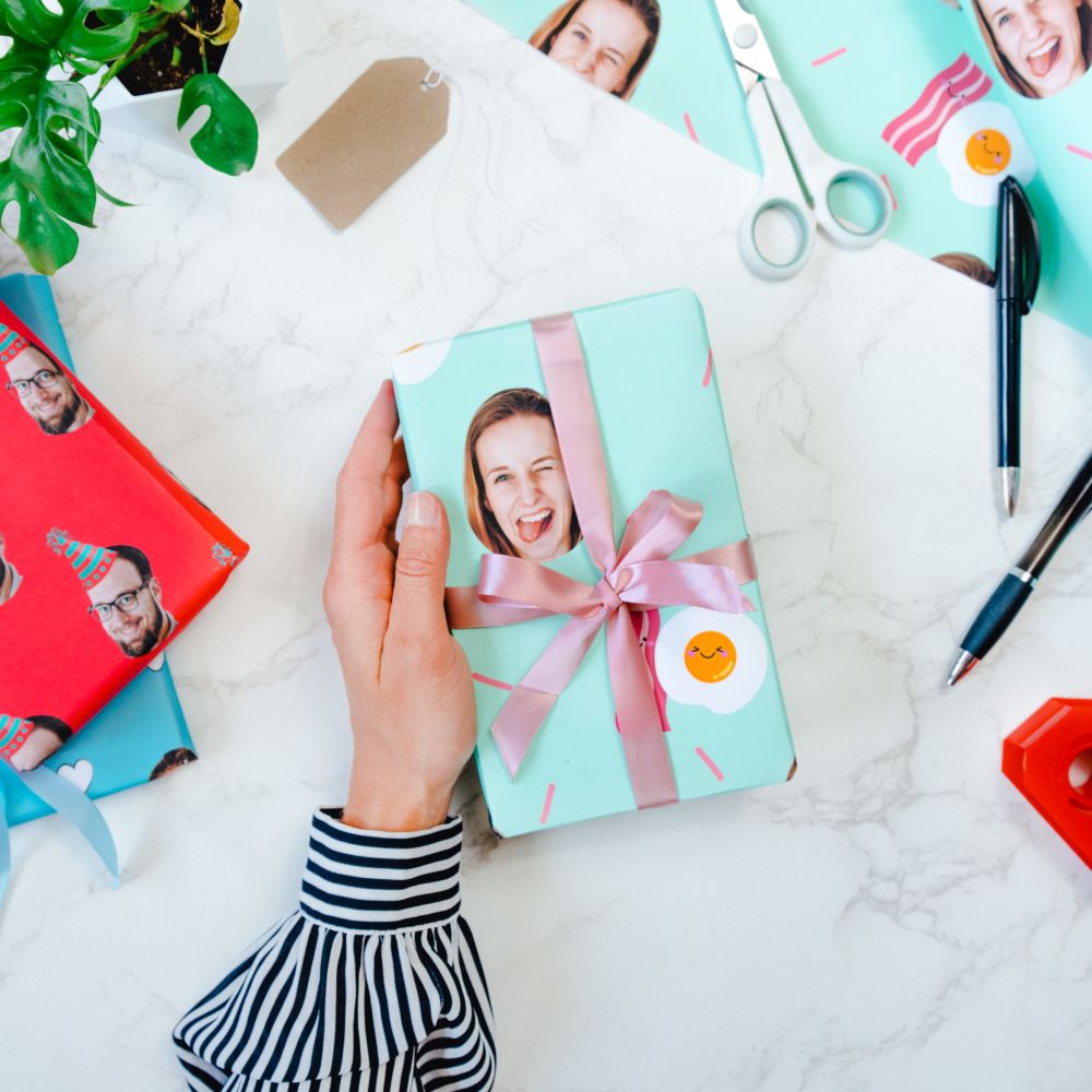 Personalised Love-Themed Wrapping Paper