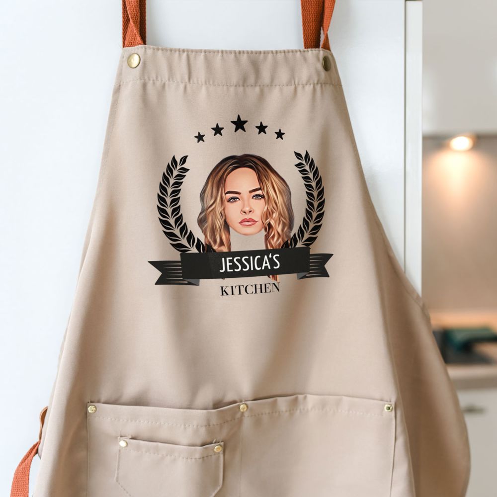 Personalised Grill Master Apron with Photo