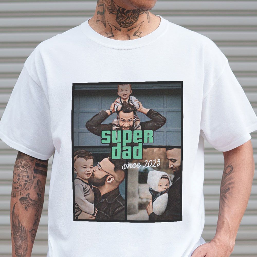 Personalised T-shirt With Photos and Text