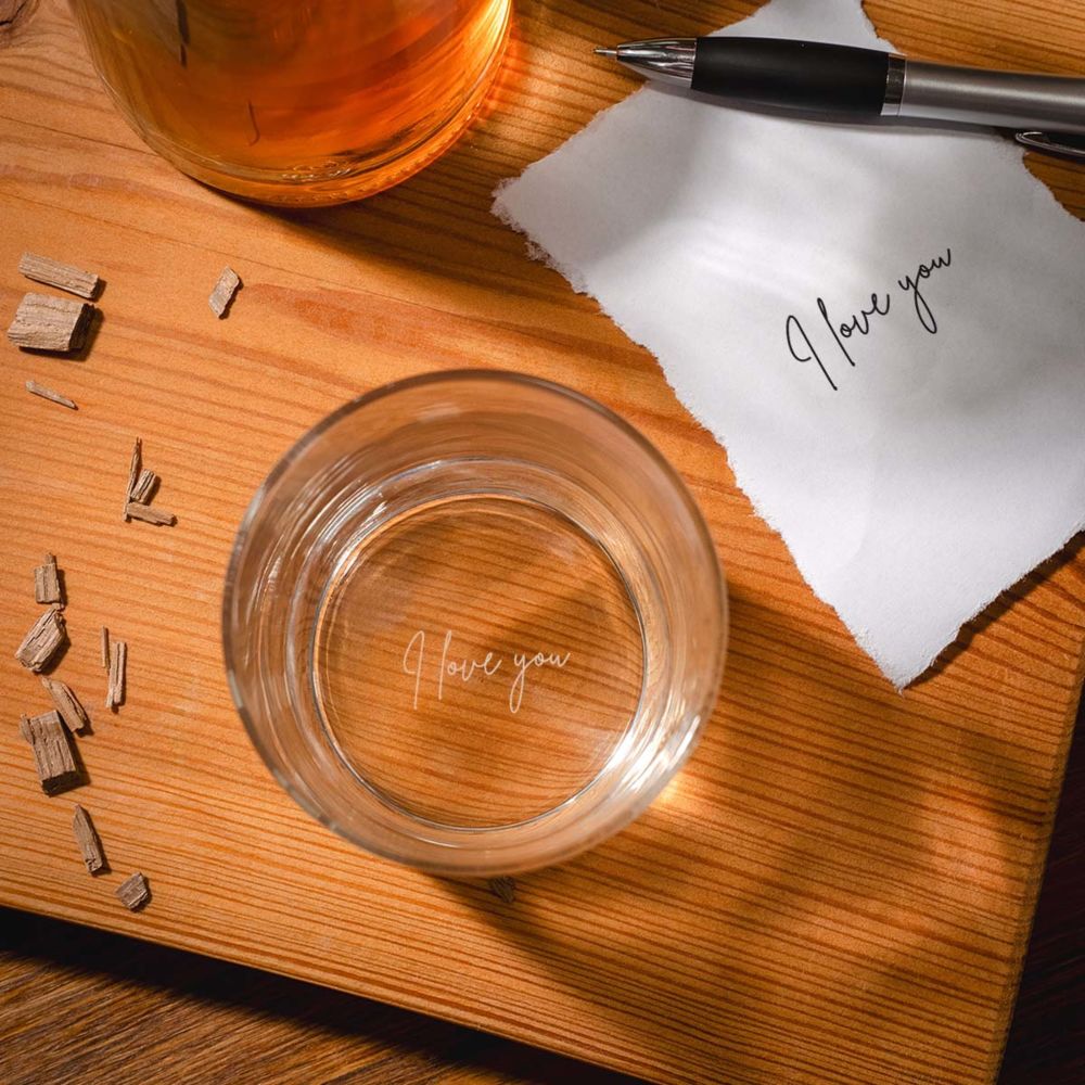 Personalised Whiskey Glass With Your Handwriting