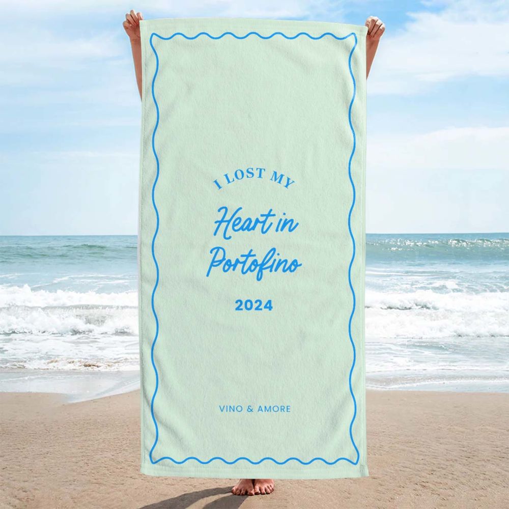 Personalised Coloured Towel