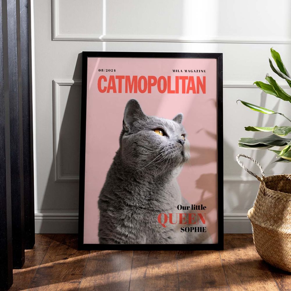 Personalised Pet Magazine Poster