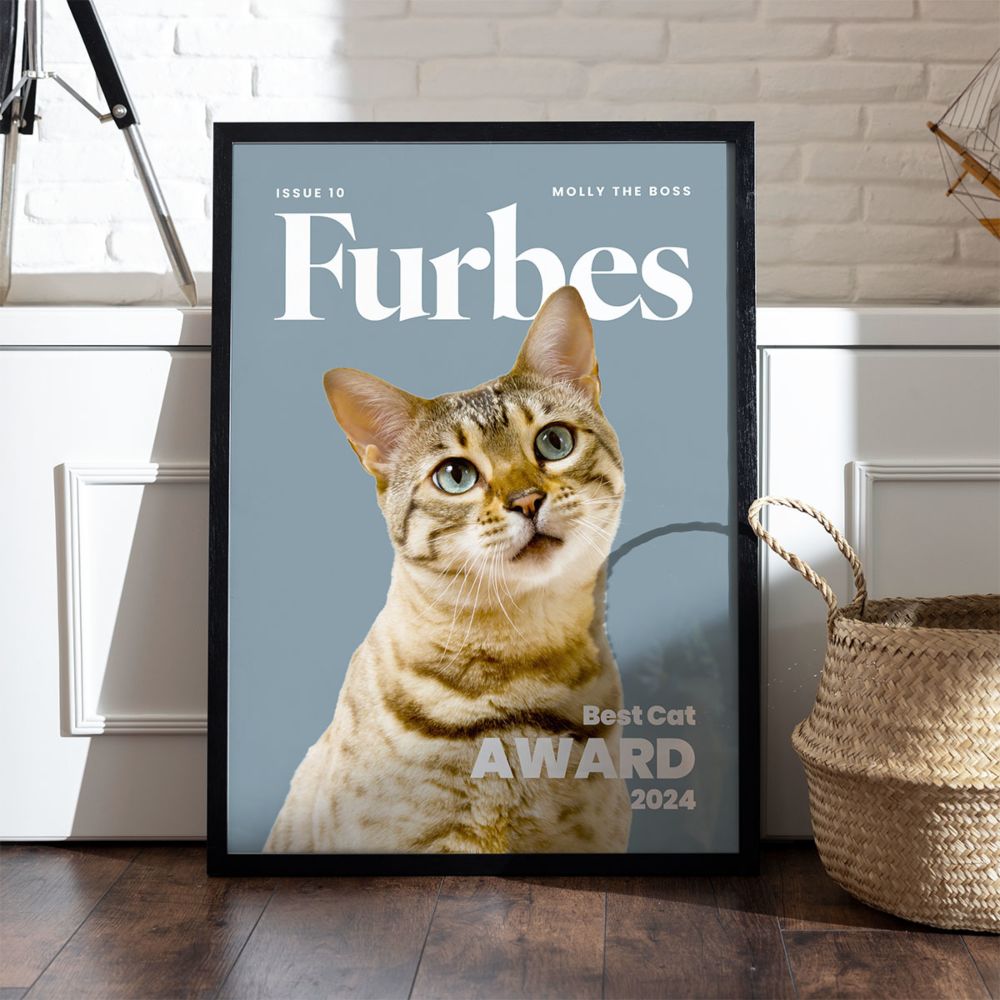 Personalised Pet Magazine Poster